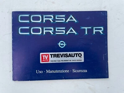 Manuale Uso e Manutenzione OPEL CORSA e CORSA TR 1984 - Immagine 1 di 4