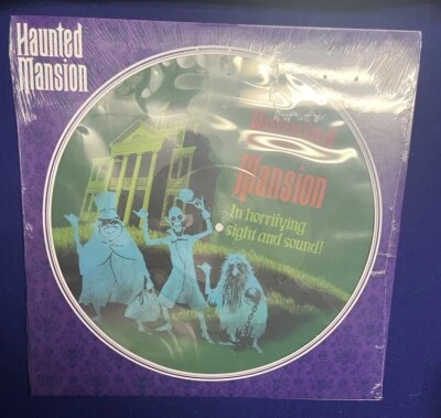 Disney Haunted Mansion Picture Disc Vinyl LP Record New - Image 1 of 4