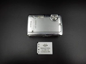 Olympus Stylus 720 SW 7.1MP Underwater Compact Digital Camera Silver Works - Imagen 1 de 11