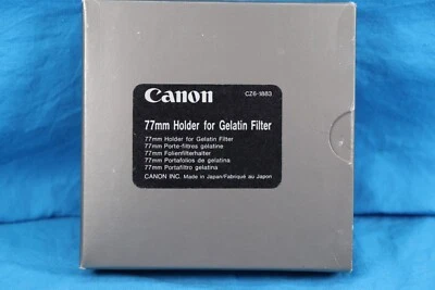 (C1) Canon 77 mm Holder for Gelatin Filter CZ6-1883 In box with Instructions - Image 1 of 4