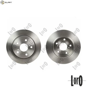 2x BRAKE DISC 231-04-028 FOR TOYOTA 1NR-FE 1.3L 1ND-TV 1.4L 4ZZ-FE 1.4L 4cyl - Picture 1 of 11