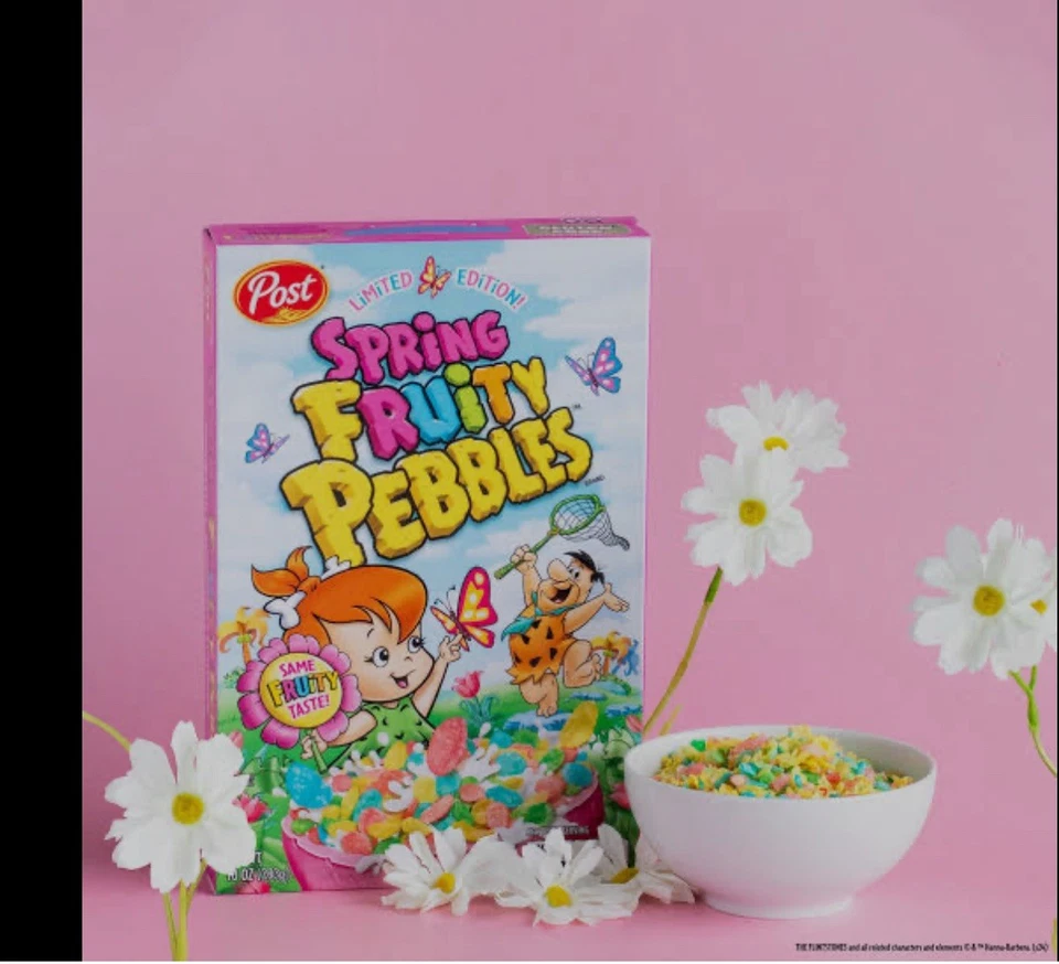 Limited Edition Unopened Spring Fruity Pebbles Cereal RARE - Image 1 of 1