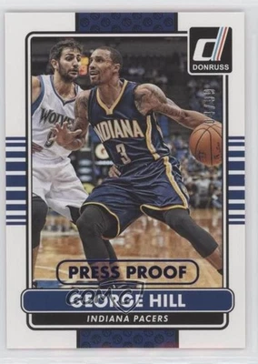 2014-15 Panini Donruss Press Proof Blue /99 George Hill #72 - Image 1 of 2