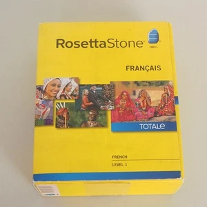 Rosetta Stone French Francais Level 1 Version 4 Learn Language With Headphones - Picture 1 of 21