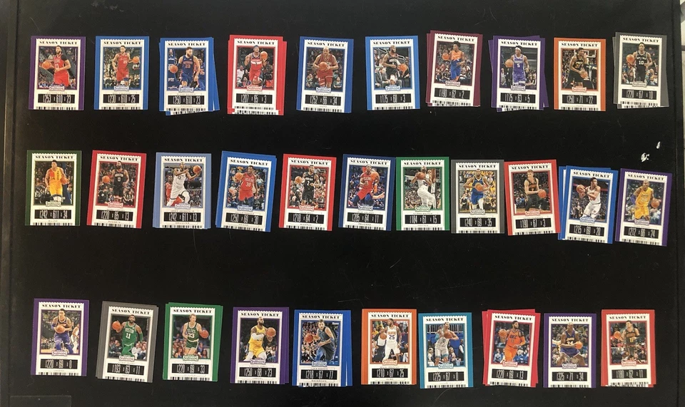 U Pick Set 2 Season Ticket Panini Contenders Draft Picks 2019 Basketball Cards - Image 1 of 1