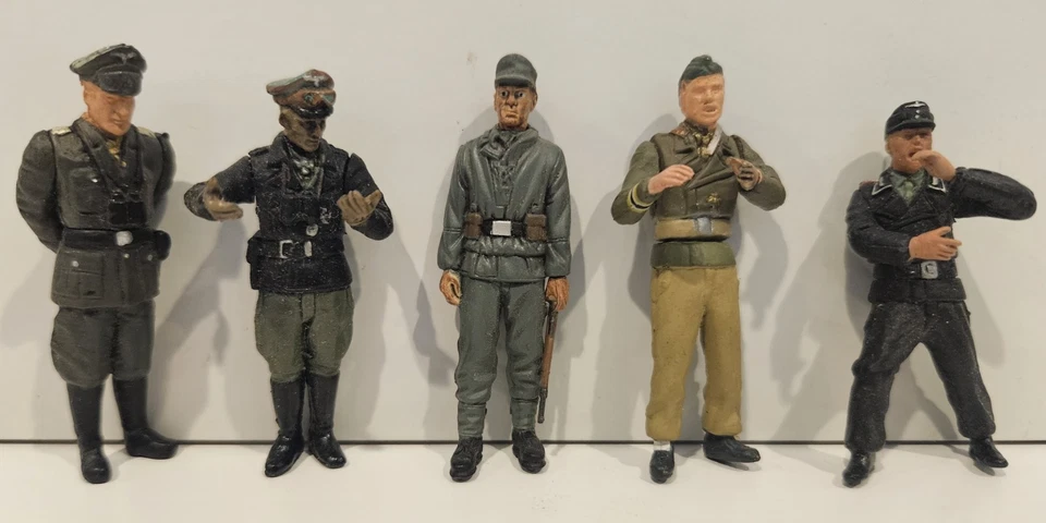 1/32 21st Century Toys Ultimate Soldier German Army WWII (5) FIGURE LOT B FOV  - image 1 of 1
