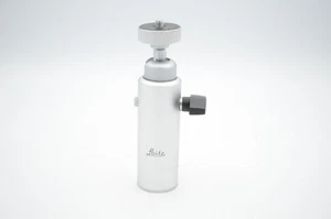 Cabezal de trípode grande de bola y zócalo Leica con perno de 1/4 de pulgada, cromado - Imagen 1 de 5