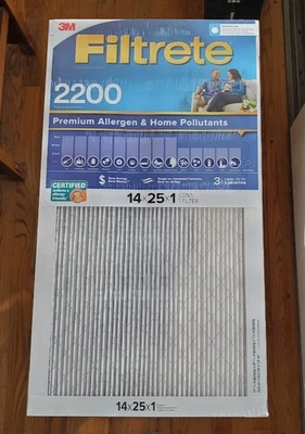 3M Filtrete 2500 14x25x1 Premium Allergen & Home Pollutants Air Filter 4 Pack - Image 1 of 4