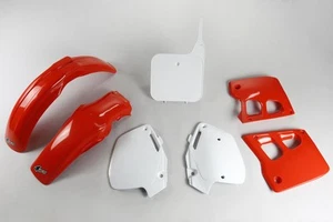 Kit plastique complet OEM 90 UFO - Rouge/Blanc - Photo 1/2