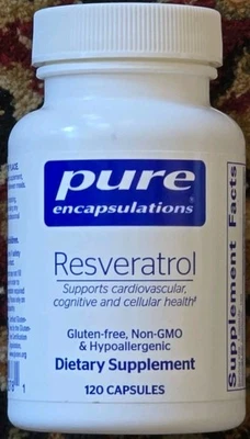 Resveratrol 120 Vegcap Pure Encapsulations - Imagem 1 de 3