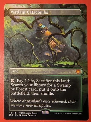 MTG: MAGIC, VERDANT CATACOMBS, TARKIR, DRAGONSTORM, REGULAR MYTHIC 0113 NM - Image 1 of 4