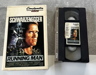 Videothek VHS Constantin - Running Man - Arnold Schwarzenegger Vintage Selten - Bild 1 von 4
