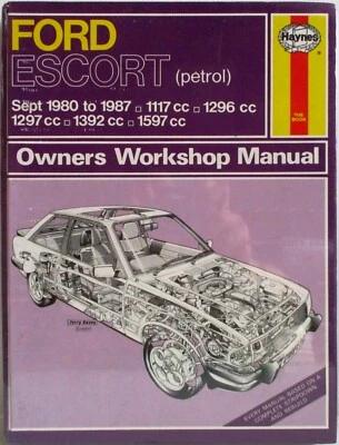 Haynes - Ford Escort (Septiembre 1980-87) Todo Modelos Amo Taller Manual Usado - - Imagen 1 de 4