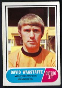 A & B C GUM - FOOTBALLERS (FACTS, 1-64) - #7 DAVID WAGSTAFFE, WOLVERHAMPTON WAND