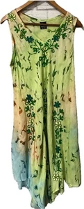 ACE Mode ärmellos bestickt asymmetrisch Midi Kleid freie Größe (Strand) - Bild 1 von 7