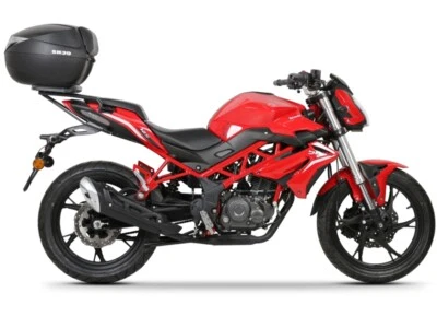 Benelli BN 125 Gepäckträger hinten Koffer Shad Schwarz Zubehör Teil Reise  - Bild 1 von 4