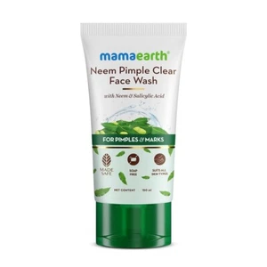 Mamaearth Neem Pimple Clear Face Wash - Fights Pimples,Reduces Marks - 150 ml - Picture 1 of 7