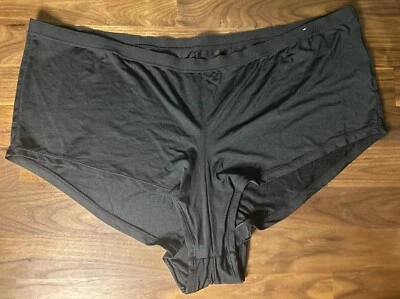 Cacique новый без ярлыков нейлона трусики черный No-Show Boyshort 26/28 - Изображение 1 из 3