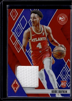 2023-24 Panini Phoenix Rookie Memorabilia Purple Kobe Bufkin 29/99 - Image 1 of 2
