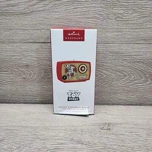 Hallmark 2024 Ornament Disney/Pixar Toy Story 2 Woody's Roundup Radio Ornament - Picture 1 of 5