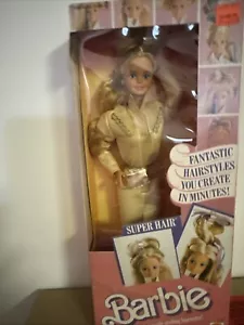 Vintage Super Hair Barbie with Magic Styling Barrette #3101 1986 Mattel NRFB NEW - Picture 1 of 6