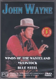 John Wayne - DVD (3 x Movies Regions 2 & 4 PAL) - Picture 1 of 2