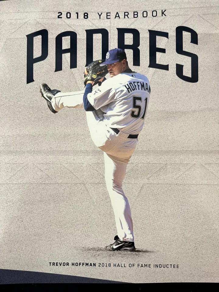 2018 SAN DIEGO PADRES YEARBOOK MLB PROGRAM WORLD SERIES CHAMPIONSHIP HOFFMAN - Image 1 of 1