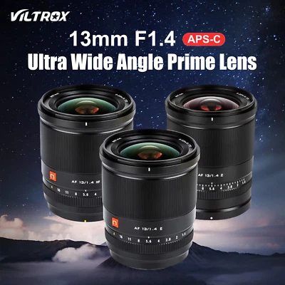 Viltrox 13mm F1.4 Auto Focus Ultra Wide Angle Lens for Fujifilm X Nikon Z Sony E - Image 1 of 4