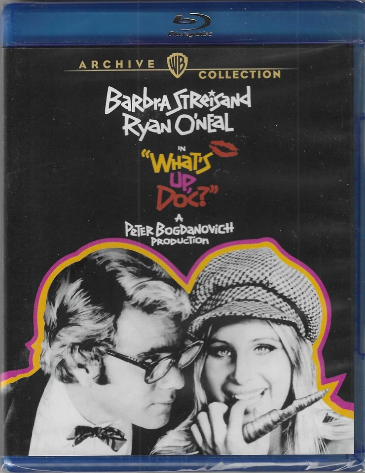 What's Up Doc Blu ray (Barbra Streisand, Ryan O’Neal) Region Free Inc Reg Post - image 1 of 3
