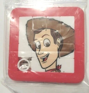 Kmart Cafe 1996 Disney Pixar Toy Story WOODY Sliding Puzzle SEALED Vintage - Picture 1 of 2