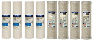 4 Sets Sediment und CTO 2,5"x10" für zweistufige Ganzhausfilter - Bild 1 von 1