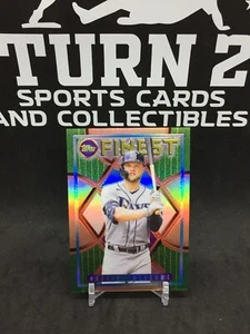 2022 Topps Finest Flashbacks Baseball AUSTIN MEADOWS Pink Rose Refractor #7/15 - Picture 1 of 2