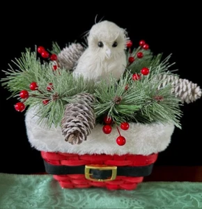 EULE HERZSTÜCK WEIHNACHTEN EULE HERZSTÜCK WEISS EULE EULE DEKO TISCHDEKO - Bild 1 von 4