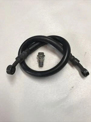YAMAHA FZ6 2007-2009 BRAKE 1 HOSE FRONT BRAKE HOSE LEFT PART # 4S8-25872-00-00 - Image 1 of 4