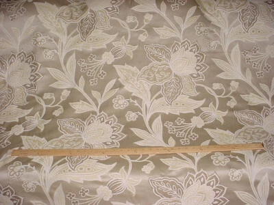 13-5/8Y Cowtan Tout 11172 Delaunay Topaz Silk Damask Drapery Upholstery Fabric - Image 1 of 4