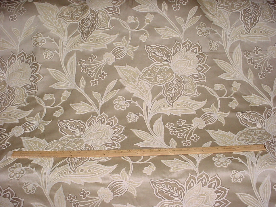 6Y Cowtan Tout 11172 Delaunay Topaz Silk Damask Drapery Upholstery Fabric - Image 1 of 4