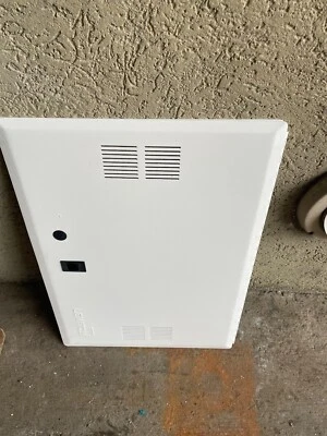 47605-21S 21" Vented Premium Hinged Structured Media Door, White - Image 1 of 4