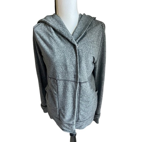 VETEMENTS Felpa con cappuccio Lululemon Yoga giacca grigia con cerniera taglia 4