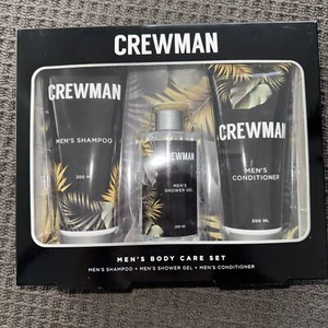 Crewman Mens Shampoo 200ml Conditioner 200ml Shower Gel 200ml Body Care Gift Set - Picture 1 of 2