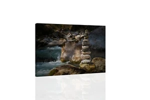 Balancing Stones III - CANVAS OR PRINT WALL ART - Picture 1 of 2