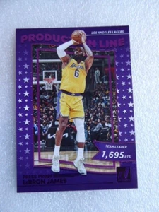 Lebron James Produktionslinie lila 2022-23 Panini Donruss Basketball Nr. 1 - Bild 1 von 2