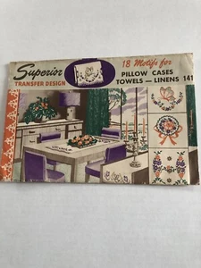 Vintage Superior Transfer Heißbügeln Stickmuster #141 unbenutzt - Bild 1 von 10