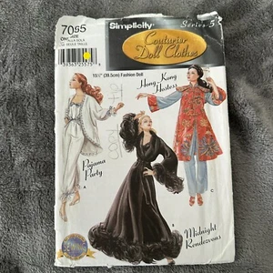 Simplicity Pattern 7065 15.5" Doll Couturier Clothes Series 5 Hong Kong Hostess - Picture 1 of 7