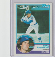 1983 Topps Ryne Sandberg Rookie Card #83 Cubs