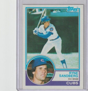 1983 Topps Ryne Sandberg Rookie Card #83 Cubs