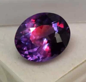 Unheated & Untreated Color Changing Sapphire 12.40 Ct Approximate Loose Sapphire - Picture 1 of 10