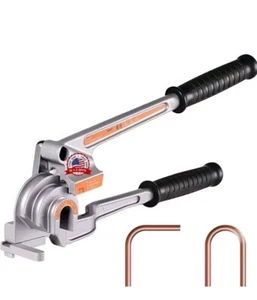Dobladora de tubos VEVOR, 1/4", 3/8", 1/2" OD, dobladora de tubos manuale - Foto 1 di 6