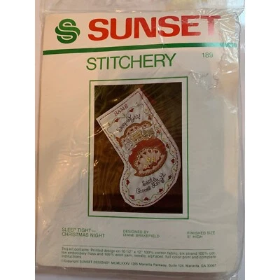 Sunset Stichery 189 dormir apretado noche de Cristo 8"" Foto 1 de 4