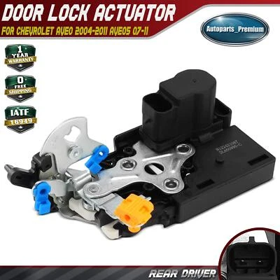 Actuador de bloqueo de puerta trasera izquierda para Chevrolet Aveo 2004-2011 Aveo5 07-11 Pontiac G3 Foto 1 de 4