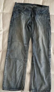 AXEL Hombres 5 Bolsillos Bordados Bolsillos Piedra Lavado W 34 x I 29.5 - Imagen 1 de 9